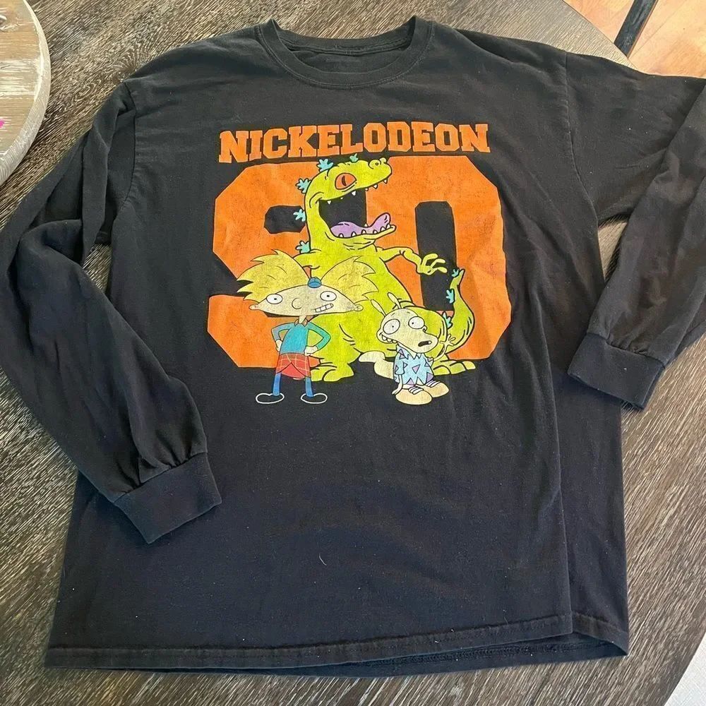 Vintage Nickelodeon Long Sleeve 90 T-Shirt sz L